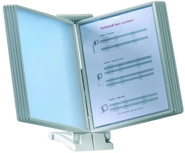 Q-connect A4 filing system desk frame light grey