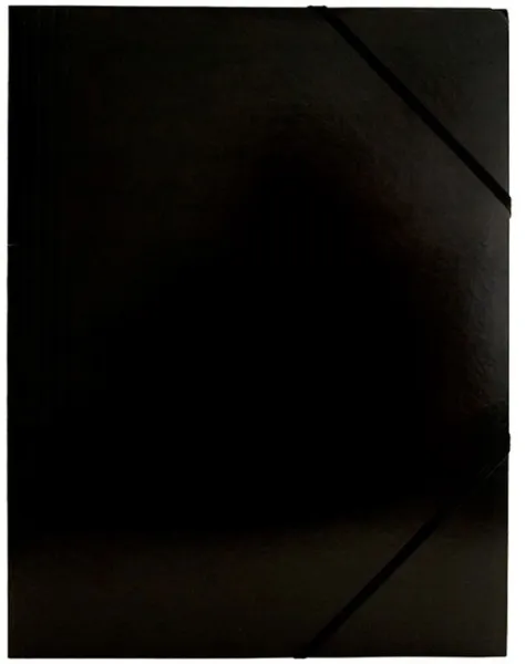 BNT elastic folder Cardboard black A4