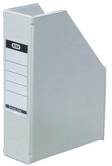 Elba magazine file in A5 with 60 mm spine width in white