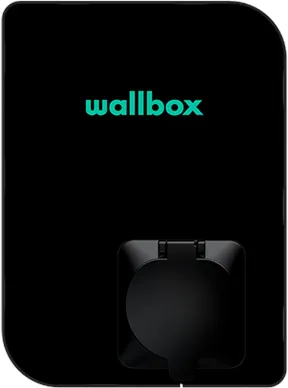 Wallbox Copper SB charging box with Wi-Fi 22 kW Type 1 and 2, black