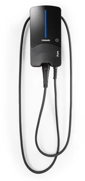 Webasto Pure Charging Box 22 kW Type 2 Black Edition with 7 m cable - Integrated Type B residual current device