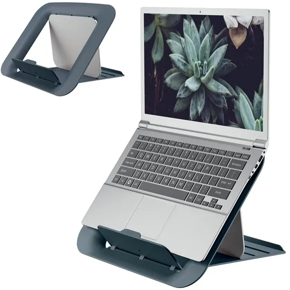 Leitz Ergo Cosy adjustable laptop stand, 80 % recycled plastic Velvet Grey