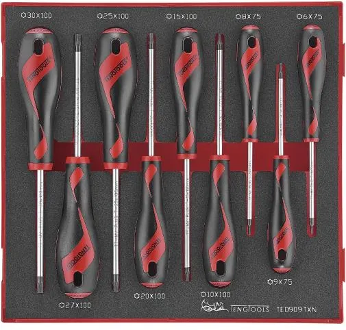 Teng Tools screwdriver set Torx TED906TXN with 9 pieces