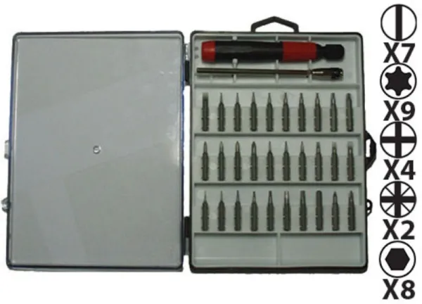 BATO Jeweller's screwdriver set 30 pieces